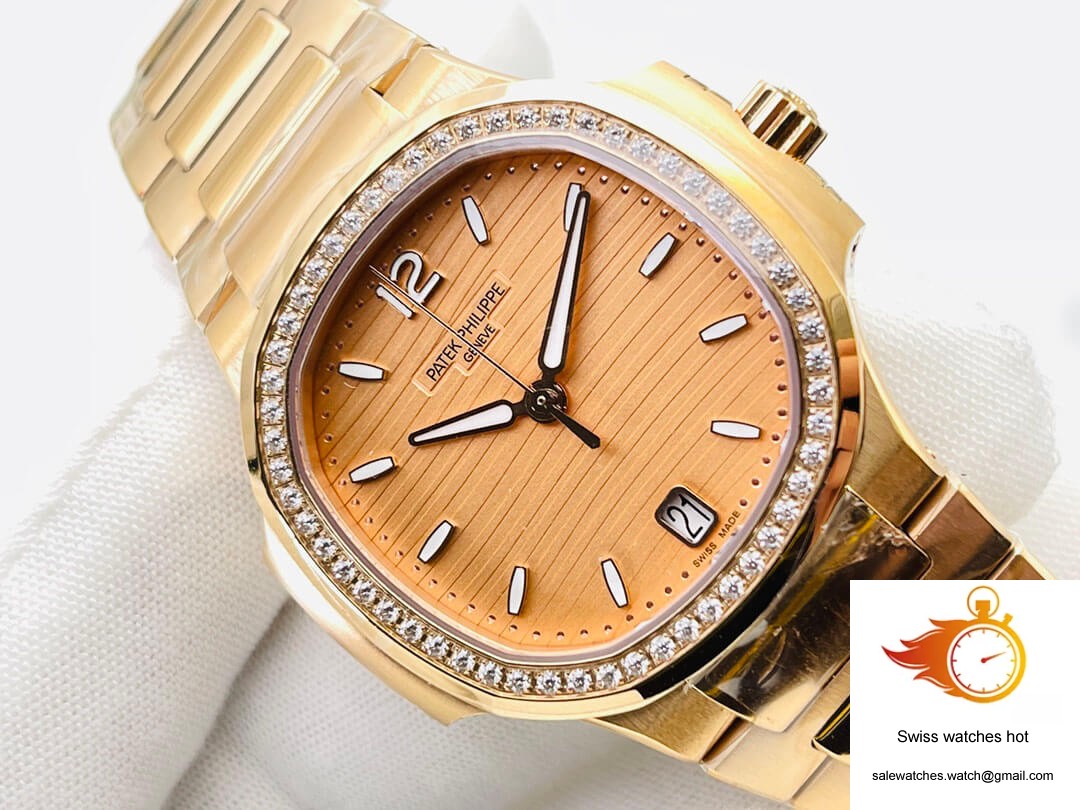 Patek Philippe Nautilus Ladies 7118/1200R-010 3K Factory Gold Dial 4 Patek Philippe Nautilus Ladies 7118/1200R-010 3K Factory Gold Dial 4