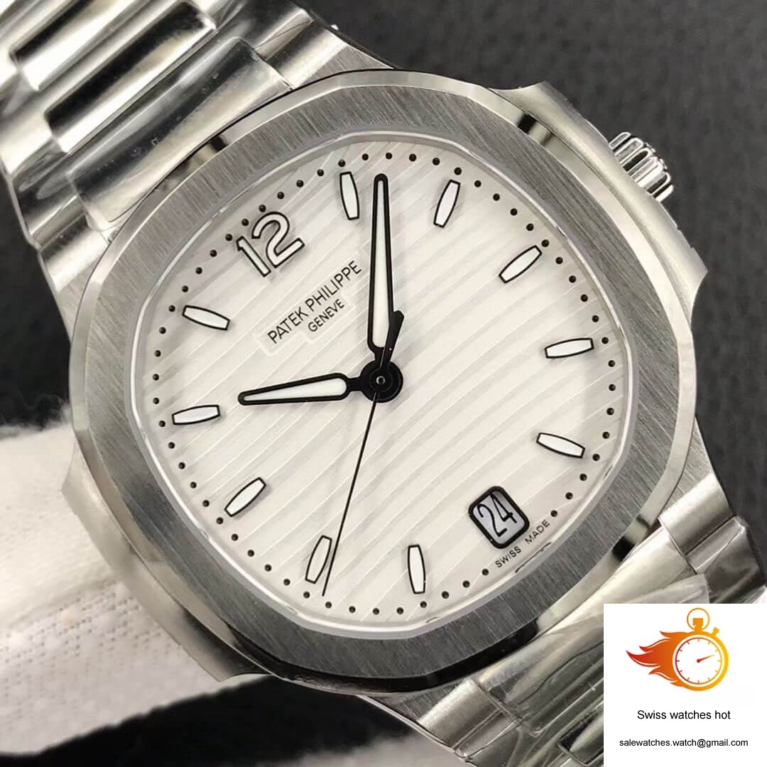 Patek Philippe Nautilus Ladies 7118/1A-010 3K Factory Silver Dial 4 Patek Philippe Nautilus Ladies 7118/1A-010 3K Factory Silver Dial 4