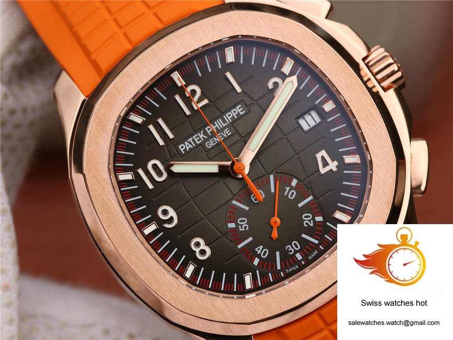 Patek Philippe Aquanaut 5968A-001 Orange Strap 4 Patek Philippe Aquanaut 5968A-001 Orange Strap 4