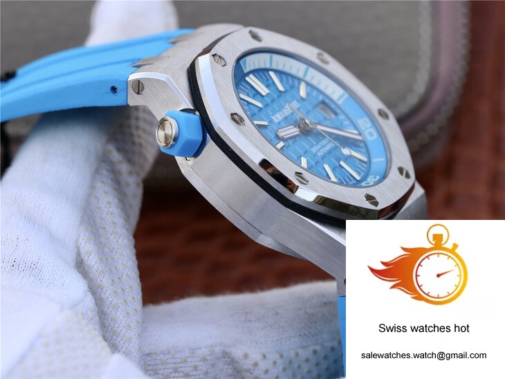 Audemars Piguet Royal Oak Offshore Diver 15710ST.OO.A032CA.01 JF Factory Blue Dial 4 Audemars Piguet Royal Oak Offshore Diver 15710ST.OO.A032CA.01 JF Factory Blue Dial 4