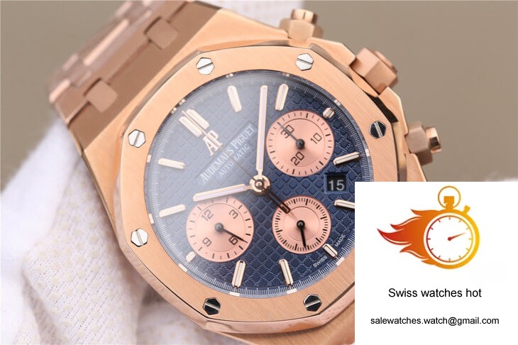 Audemars Piguet Royal Oak Chronograph 26331OR.OO.1220OR.01 OM Factory Blue Dial 4 Audemars Piguet Royal Oak Chronograph 26331OR.OO.1220OR.01 OM Factory Blue Dial 4