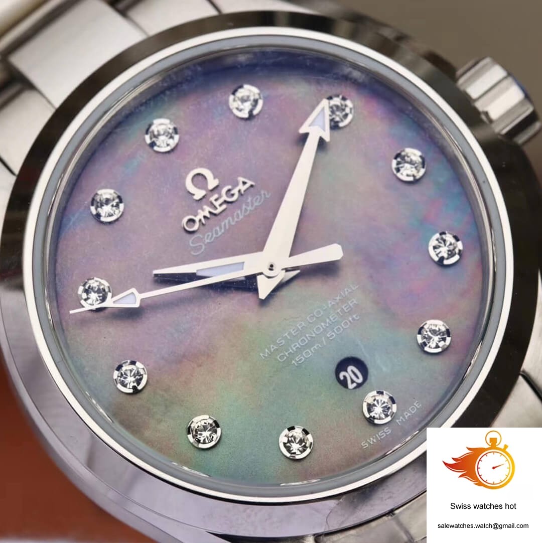 Omega Seamaster 231.10.34.20.57.001 Aqua Terra 150M 3S Factory Mother-Of-Pearl Dial 4 Omega Seamaster 231.10.34.20.57.001 Aqua Terra 150M 3S Factory Mother-Of-Pearl Dial 4