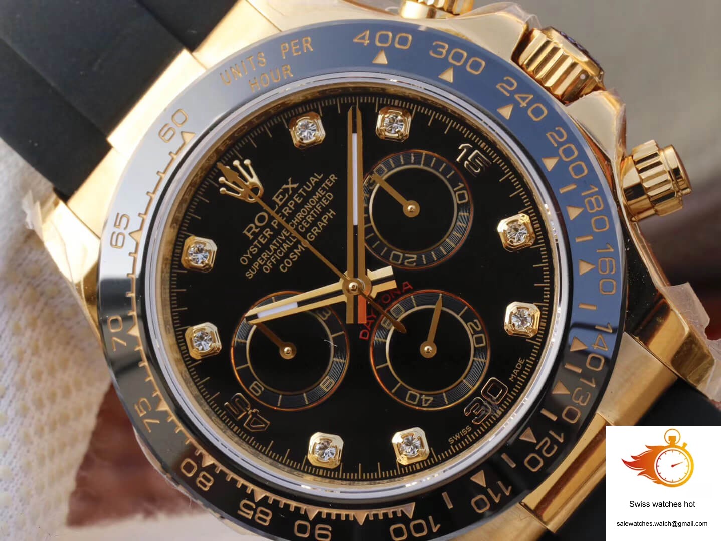 Rolex Daytona Cosmograph M116518ln-0046 JH Factory Diamond Black Dial 4 Rolex Daytona Cosmograph M116518ln-0046 JH Factory Diamond Black Dial 4