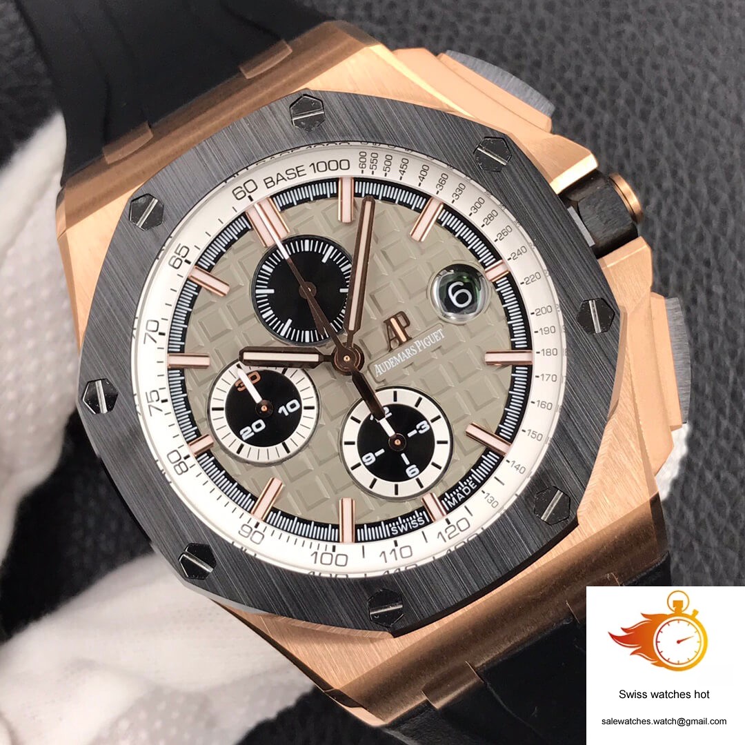 Audemars Piguet Royal Oak Offshore 26416RO.OO.A002CA.01 JF Factory V2 Grey Dial 4 Audemars Piguet Royal Oak Offshore 26416RO.OO.A002CA.01 JF Factory V2 Grey Dial 4