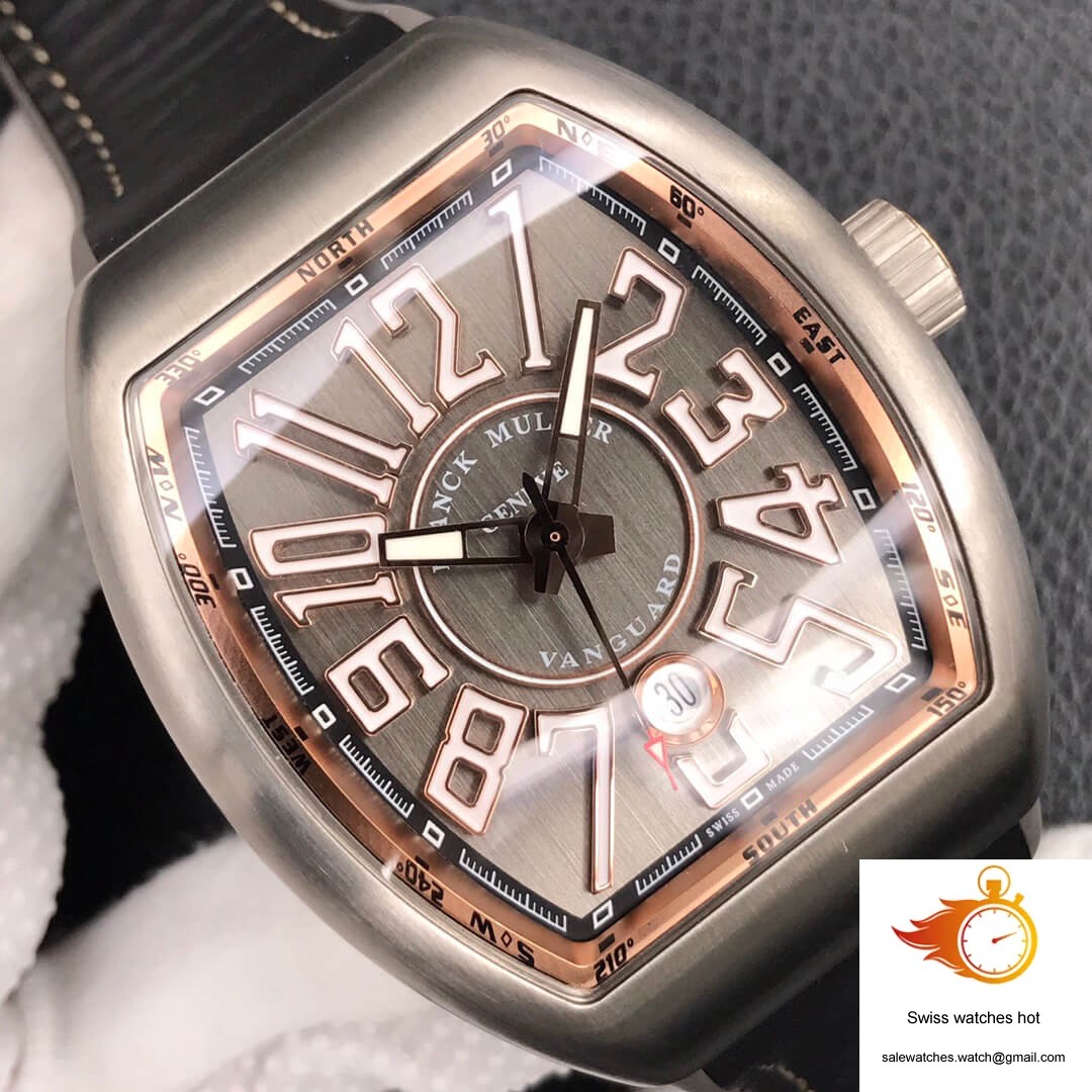 Franck Muller Vanguard V 45 SC DT TT BR 5N ZF Factory Titanium Metal 4 Franck Muller Vanguard V 45 SC DT TT BR 5N ZF Factory Titanium Metal 4