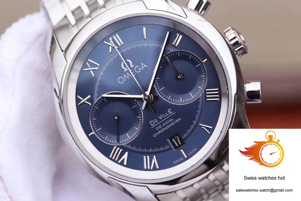 Omega De Ville 431.10.42.51.03.001 OM Factory Blue Dial 4 Omega De Ville 431.10.42.51.03.001 OM Factory Blue Dial 4