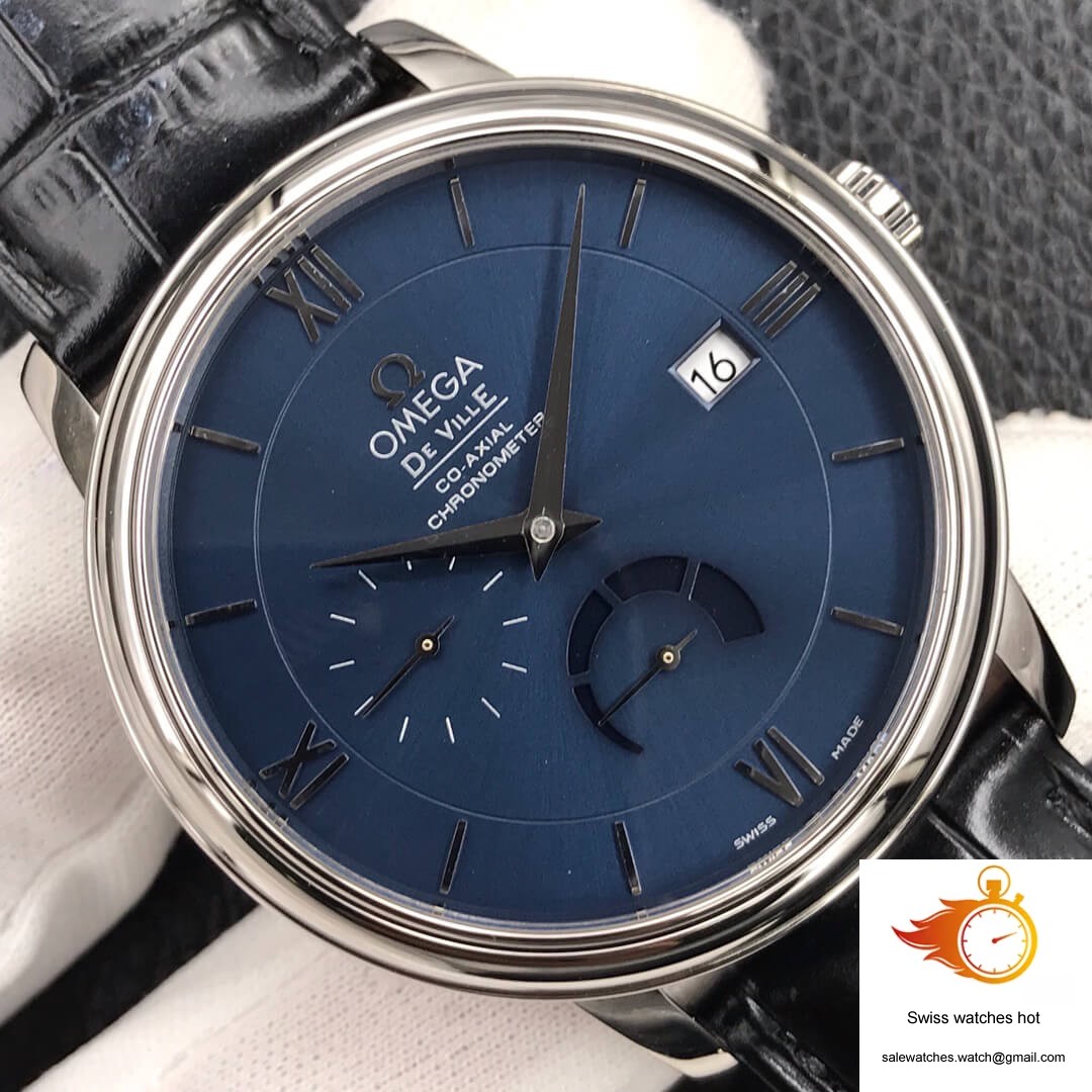 Omega De Ville 424.13.40.21.03.001 ZF Factory Blue Dial 4 Omega De Ville 424.13.40.21.03.001 ZF Factory Blue Dial 4