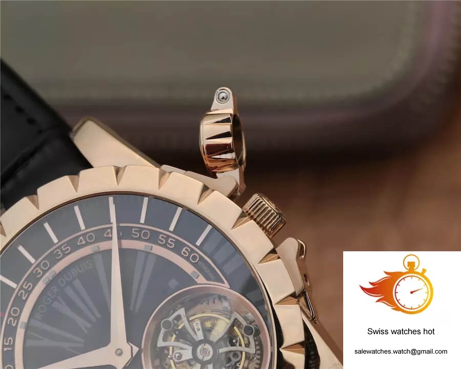 Roger Dubuis Excalibur RDDBEX0280 JB Factory Tourbillon Gold Case Black Dial 4 Roger Dubuis Excalibur RDDBEX0280 JB Factory Tourbillon Gold Case Black Dial 4