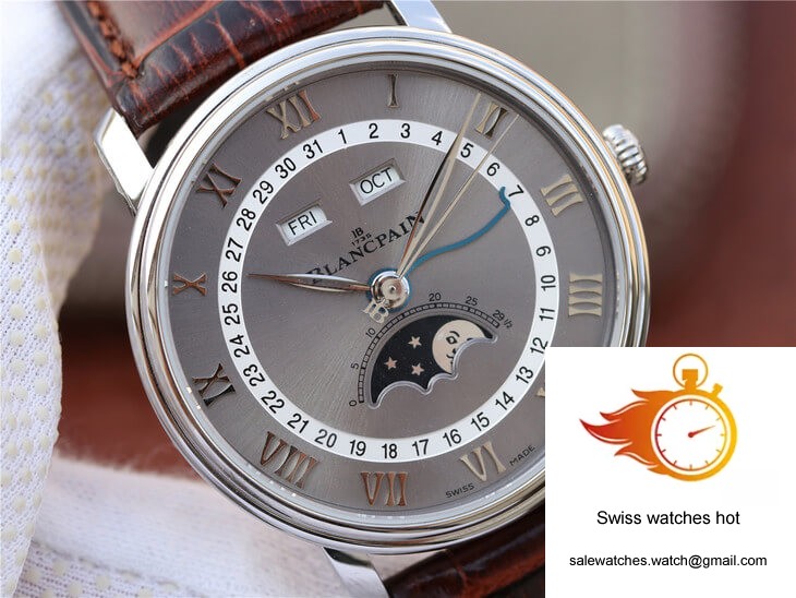 Blancpain Villeret 6654-1113-55B OM Factory V2 Grey Dial 4 Blancpain Villeret 6654-1113-55B OM Factory V2 Grey Dial 4