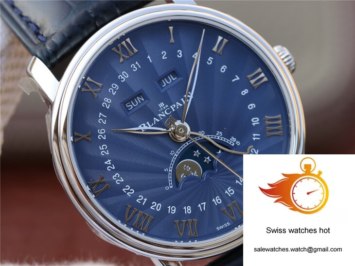 Blancpain Villeret 6654-1529-55B OM Factory V2 Blue Dial 4 Blancpain Villeret 6654-1529-55B OM Factory V2 Blue Dial 4