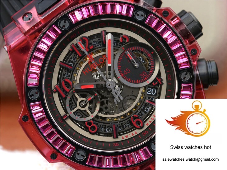 Hublot Big Bang 411.JX.4802.RT Red Case Black Strap 4 Hublot Big Bang 411.JX.4802.RT Red Case Black Strap 4