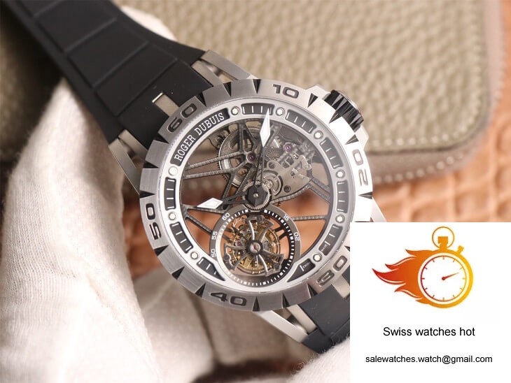Roger Dubuis Excalibur Spidr RDDBEX0479 JB Factory Tourbillon Skeleton Dial Black Strap 4 Roger Dubuis Excalibur Spidr RDDBEX0479 JB Factory Tourbillon Skeleton Dial Black Strap 4