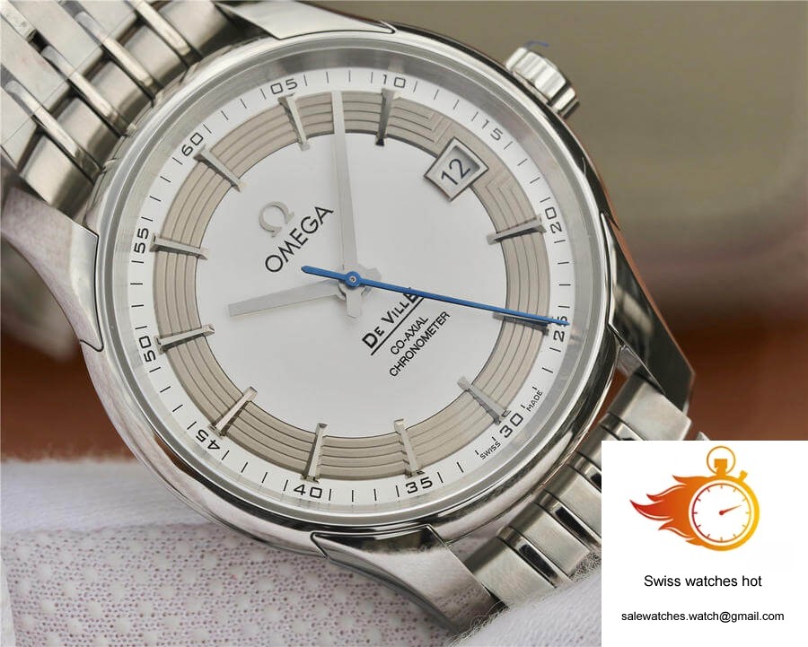 Omega De Ville 431.30.41.21.02.001 VS Factory Silver Dial Stainless Steel Strap 4 Omega De Ville 431.30.41.21.02.001 VS Factory Silver Dial Stainless Steel Strap 4