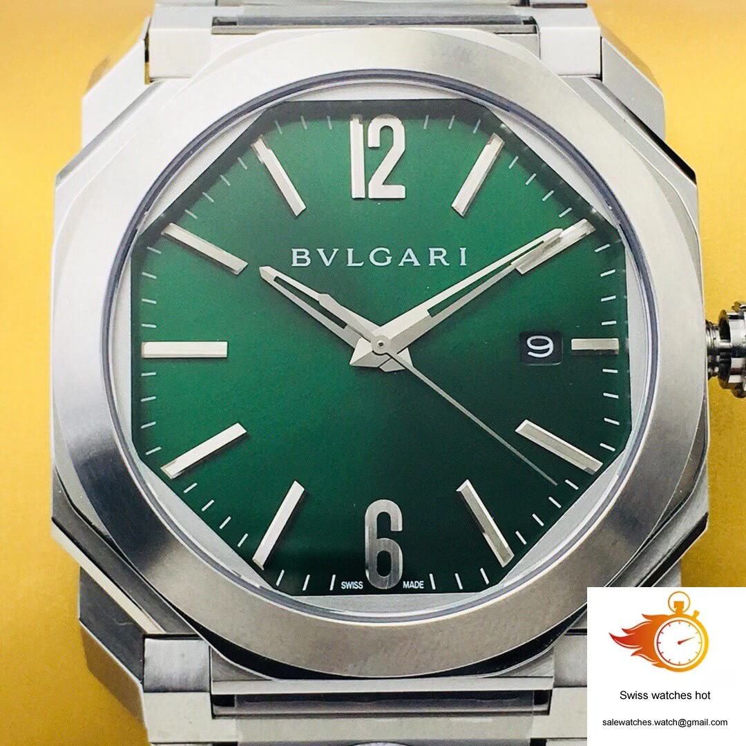 Bvlgari OCTO SOLOTEMPO 101963 BGOP41BGLD BV Factory Green Dial 4 Bvlgari OCTO SOLOTEMPO 101963 BGOP41BGLD BV Factory Green Dial 4