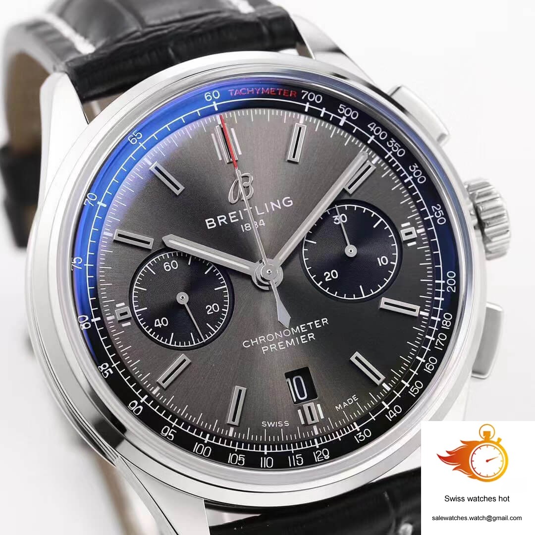 Breitling Premier B01 Chronograph AB0118221B1P1 GF Factory V2 Grey Dial 4 Breitling Premier B01 Chronograph AB0118221B1P1 GF Factory V2 Grey Dial 4