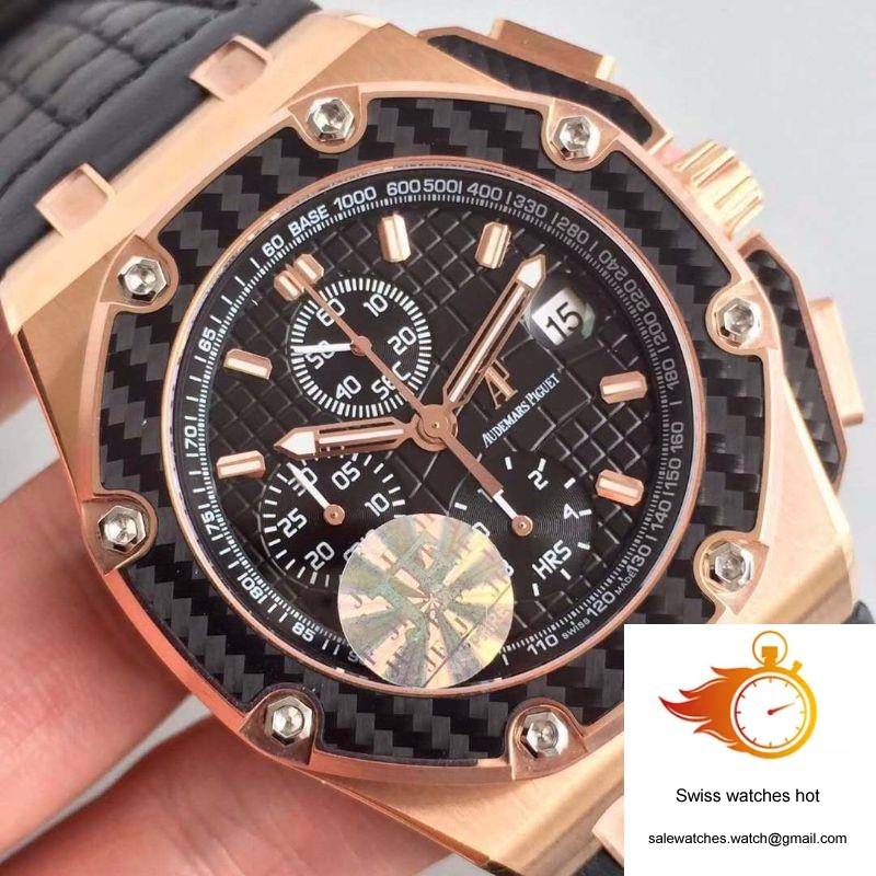Audemars Piguet Royal Oak Offshore Juan Pablo Montoya 26030RO.00.D001IN.01 JF Factory V2 Black Dial 4 Audemars Piguet Royal Oak Offshore Juan Pablo Montoya 26030RO.00.D001IN.01 JF Factory V2 Black Dial 4