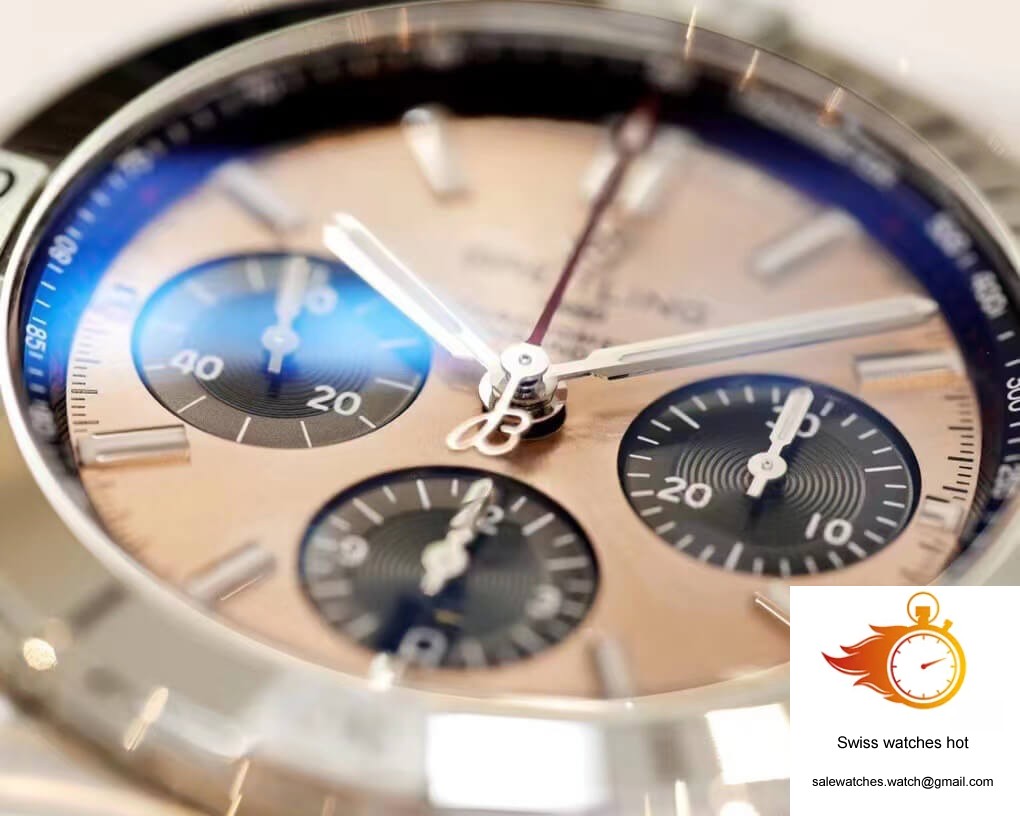 Breitling Chronomat AB0134101K1A1 GF Factory Rose Gold Dial 4 Breitling Chronomat AB0134101K1A1 GF Factory Rose Gold Dial 4