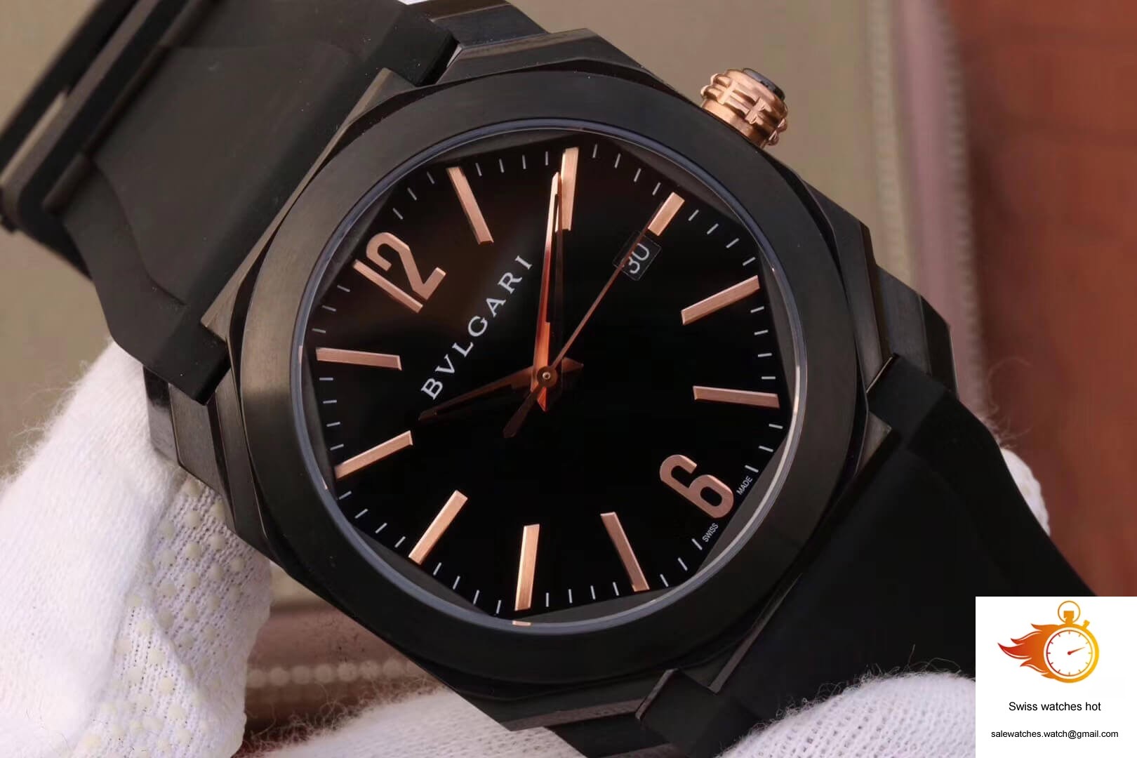 Bvlgari Octo 102581 BGO41BBSVD Black Dial 4 Bvlgari Octo 102581 BGO41BBSVD Black Dial 4