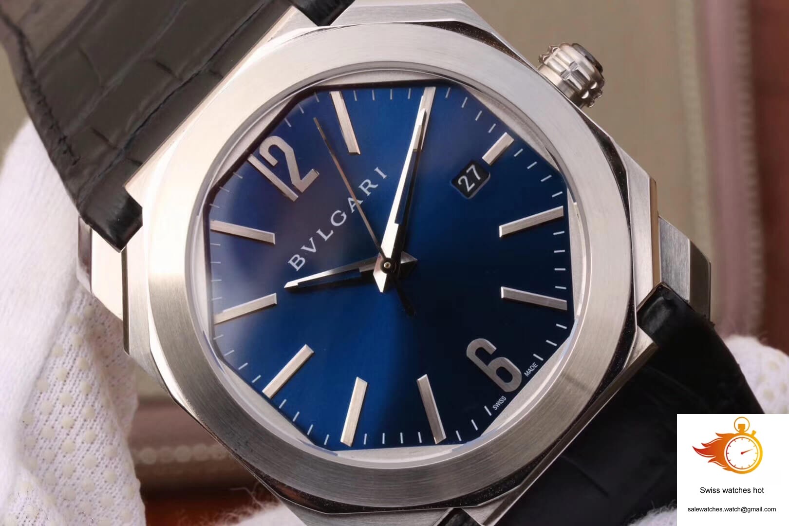 Bvlgari Octo 102429 BGO38C3SLD Dark Blue Dial 4 Bvlgari Octo 102429 BGO38C3SLD Dark Blue Dial 4