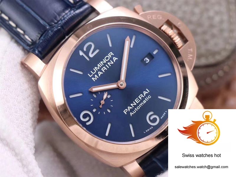 Panerai Luminor Marina Goldtech PAM01112 VS Factory Blue Dial 4 Panerai Luminor Marina Goldtech PAM01112 VS Factory Blue Dial 4