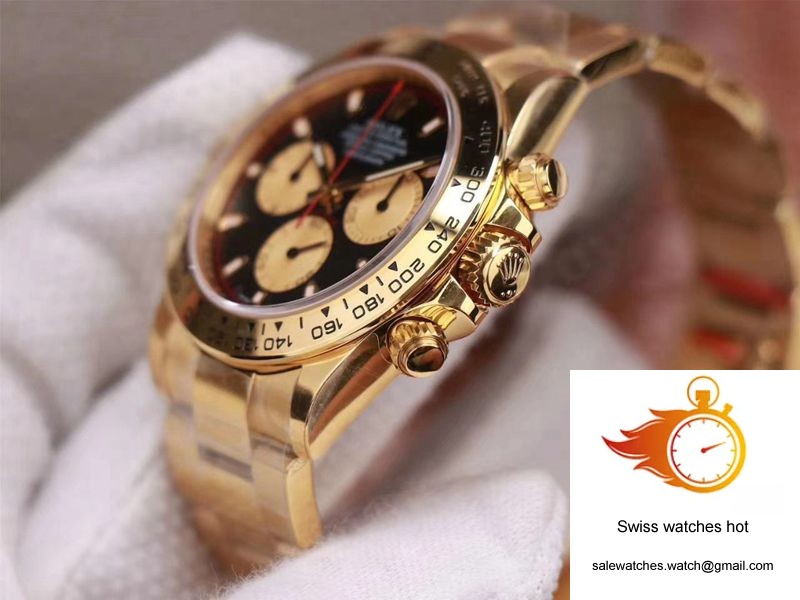 Rolex Daytona M116508-0009 Noob Factory Black Dial 4130 Movement 4 Rolex Daytona M116508-0009 Noob Factory Black Dial 4130 Movement 4
