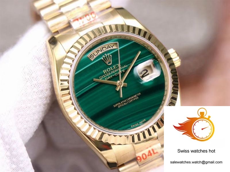 Rolex Day Date President 18238 Malachite Green Dial 4 Rolex Day Date President 18238 Malachite Green Dial 4