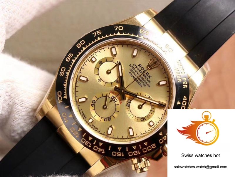 Rolex Daytona M116518LN-0042 Noob Factory Champagne Dial 4130 Movement 4 Rolex Daytona M116518LN-0042 Noob Factory Champagne Dial 4130 Movement 4