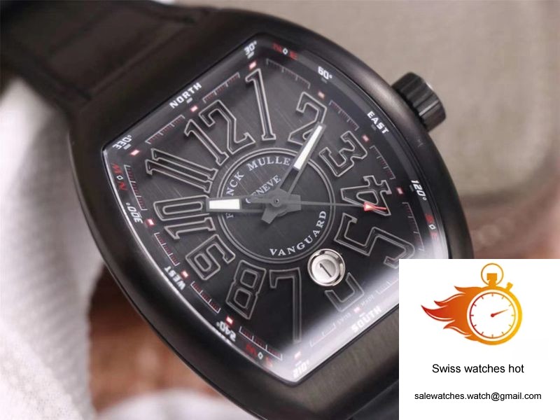 Franck Muller Vanguard V 45 SC DT TT NR BR TT ZF Factory Black Dial 4 Franck Muller Vanguard V 45 SC DT TT NR BR TT ZF Factory Black Dial 4