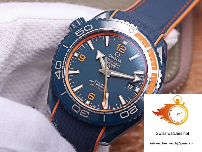 Omega Seamaster 215.92.46.22.03.001 GMT VS Factory Blue Ceramic 4 Omega Seamaster 215.92.46.22.03.001 GMT VS Factory Blue Ceramic 4