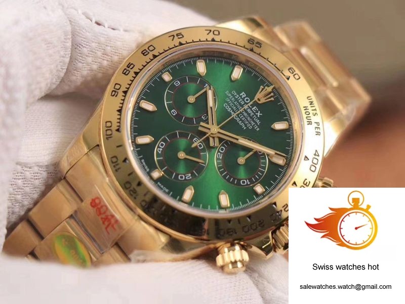 Rolex Daytona M116508-0013 Noob Factory Green Dial 4130 Movement 4 Rolex Daytona M116508-0013 Noob Factory Green Dial 4130 Movement 4