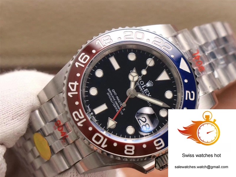 Rolex GMT Master II 126710BLRO-0001 Noob Factory Black Dial 4 Rolex GMT Master II 126710BLRO-0001 Noob Factory Black Dial 4