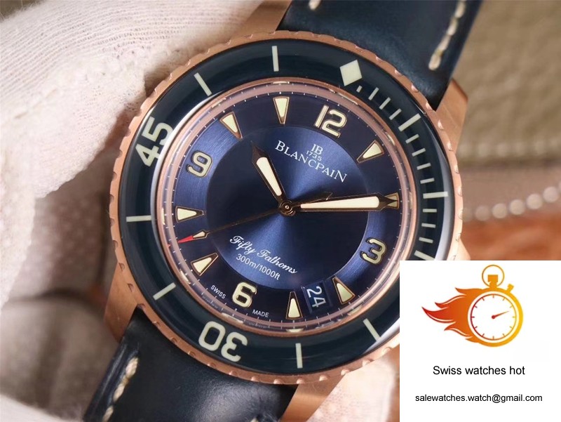 Blancpain Fifty Fathoms 5015-3603C-63B ZF Factory Blue Dial 4 Blancpain Fifty Fathoms 5015-3603C-63B ZF Factory Blue Dial 4
