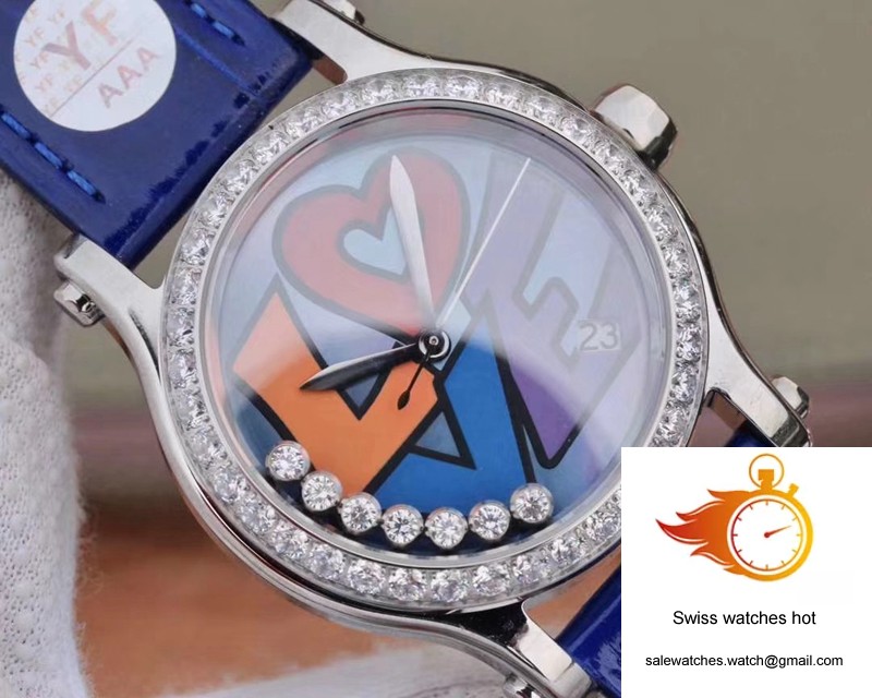 Chopard Happy Diamonds Happy Love 278559-3020 YF Factory Blue Mother Pearl Dial 4 Chopard Happy Diamonds Happy Love 278559-3020 YF Factory Blue Mother Pearl Dial 4