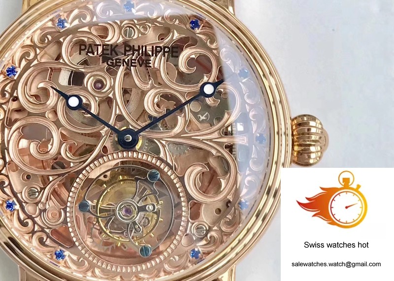 Patek Philippe Tourbillon Rose Gold Skeleton Dial 4 Patek Philippe Tourbillon Rose Gold Skeleton Dial 4