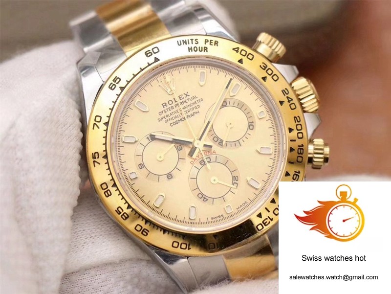 Rolex Daytona Cosmograph m116503-0003 Noob Factory Gold Dial 4 Rolex Daytona Cosmograph m116503-0003 Noob Factory Gold Dial 4