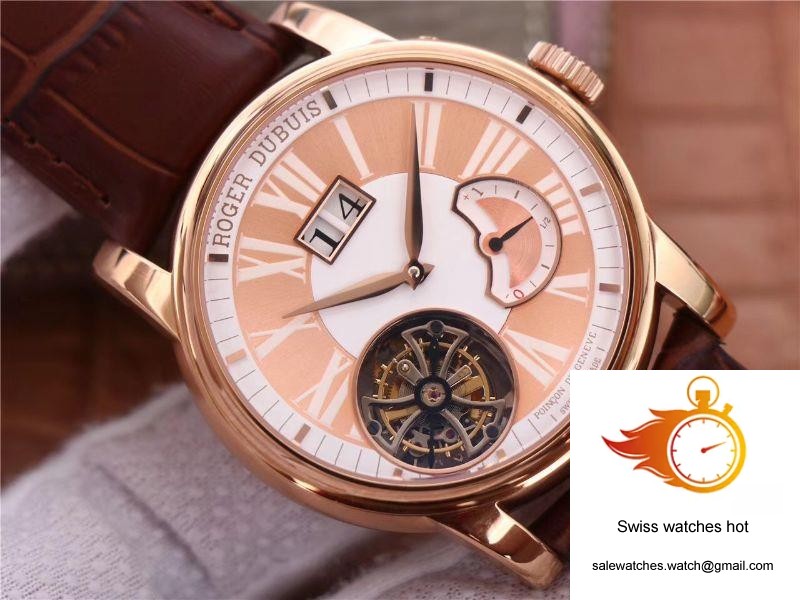 JB Factory Roger Dubuis Hommage Flying Tourbillon RDDBHO0568 Pink 4 JB Factory Roger Dubuis Hommage Flying Tourbillon RDDBHO0568 Pink 4