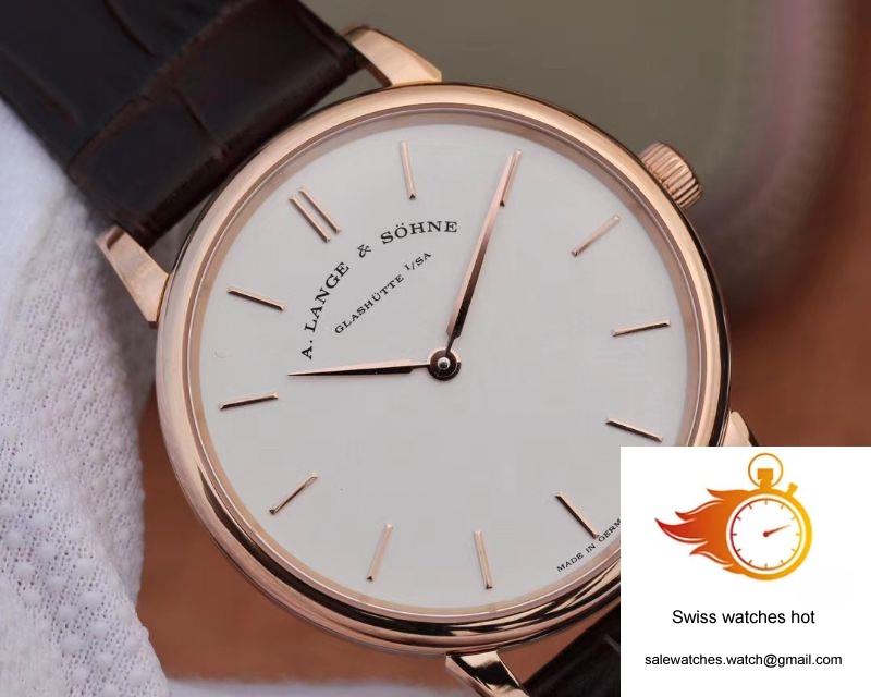A. Lange & Sohne Saxonia Thin Pink Gold 201.033 SV Factory 4 A. Lange & Sohne Saxonia Thin Pink Gold 201.033 SV Factory 4