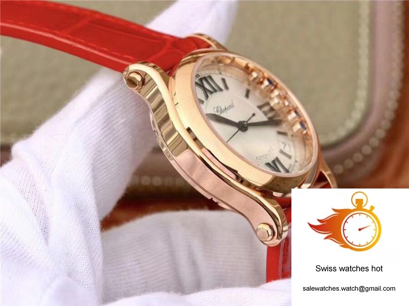 Chopard Happy Sport 36MM Automatic Rose Gold Diamonds YF Factory 274808-5001 Rad 4 Chopard Happy Sport 36MM Automatic Rose Gold Diamonds YF Factory 274808-5001 Rad 4