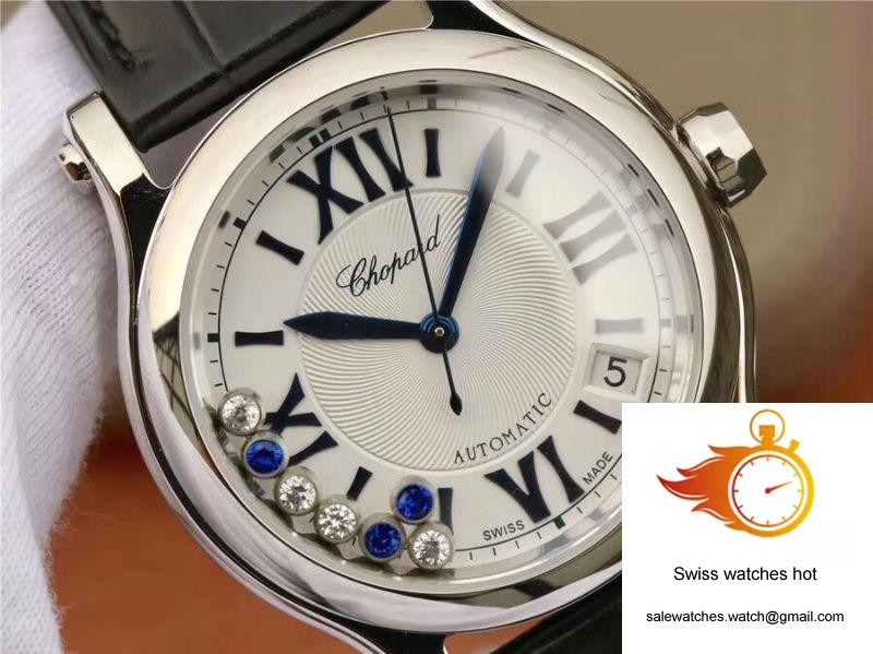 Chopard Happy Sport 36MM Automatic Stainless Steel Diamonds YF Factory 278559-3001 4 Chopard Happy Sport 36MM Automatic Stainless Steel Diamonds YF Factory 278559-3001 4