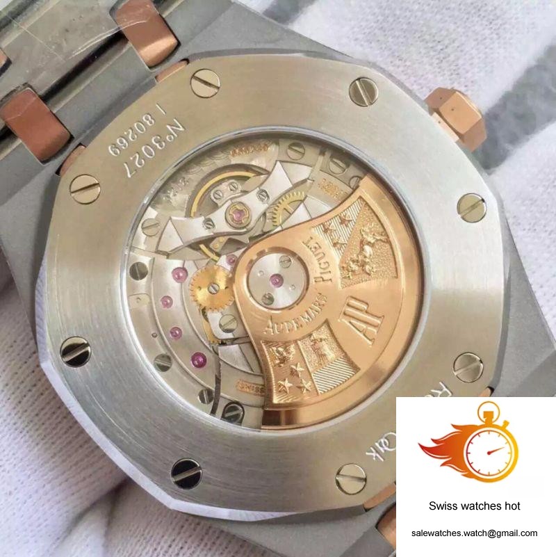 Audemars Piguet Royal Oak 15400 JF Factory Rose Gold Black Dial 4 Audemars Piguet Royal Oak 15400 JF Factory Rose Gold Black Dial 4
