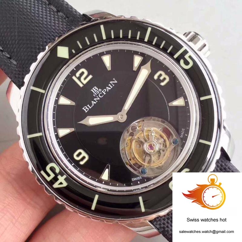 Blancpain Fifty Fathoms Tourbillon JB Factory Black Dial 4 Blancpain Fifty Fathoms Tourbillon JB Factory Black Dial 4