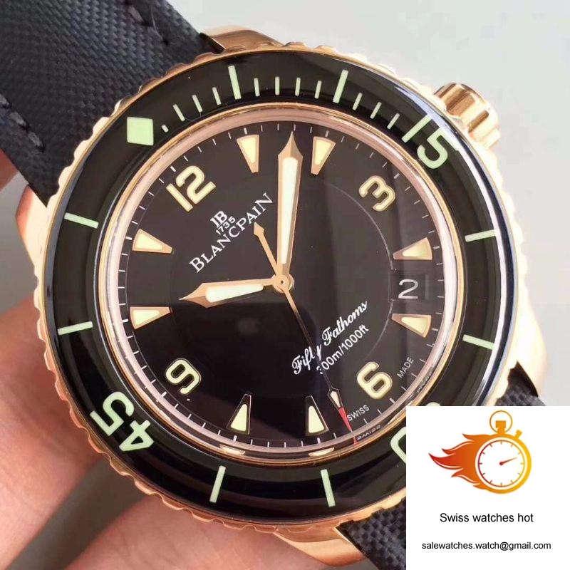 Blancpain Fifty Fathoms 5015-3630-52 ZF Factory Black Dial 4 Blancpain Fifty Fathoms 5015-3630-52 ZF Factory Black Dial 4
