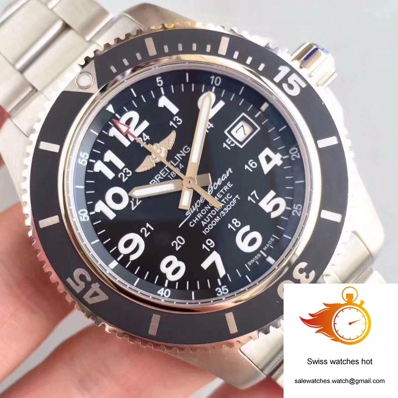 Breitling Superocean II 44MM A17392D7/BD68/162A GF Factory Deep Blue Dial 4 Breitling Superocean II 44MM A17392D7/BD68/162A GF Factory Deep Blue Dial 4