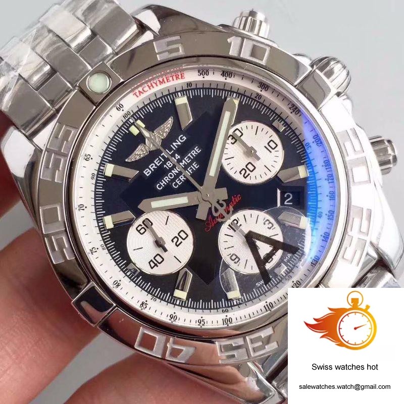Breitling Chronomat 44MM AB011012/B967/375A GF Factory Dark Blue Dial 4 Breitling Chronomat 44MM AB011012/B967/375A GF Factory Dark Blue Dial 4