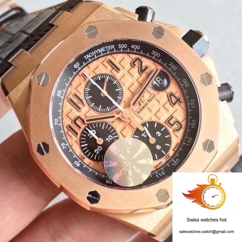 Audemars Piguet Royal Oak Offshore 26470OR.OO.A002CR.01 JF Factory V2 Gold Dial 4 Audemars Piguet Royal Oak Offshore 26470OR.OO.A002CR.01 JF Factory V2 Gold Dial 4