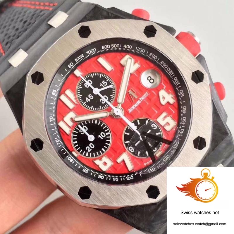Audemars Piguet Royal Oak Offshore Singapore GP F1 26190OS.OO.D003CU.01 JF Factory Red Dial 4 Audemars Piguet Royal Oak Offshore Singapore GP F1 26190OS.OO.D003CU.01 JF Factory Red Dial 4