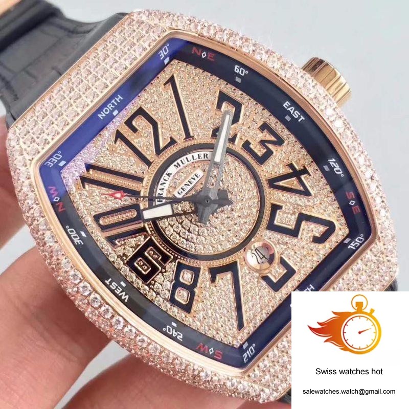 Franck Muller 8880 SC DT Rose Gold Diamond Dial 4 Franck Muller 8880 SC DT Rose Gold Diamond Dial 4