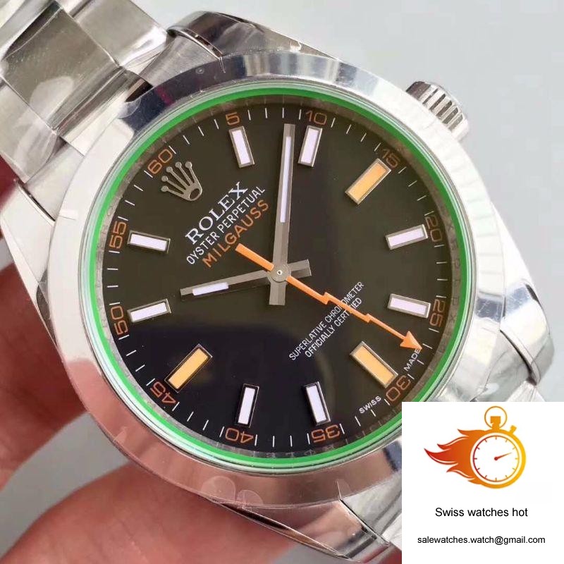 Rolex Milgauss 116400GV AR Factory Black Dial 4 Rolex Milgauss 116400GV AR Factory Black Dial 4