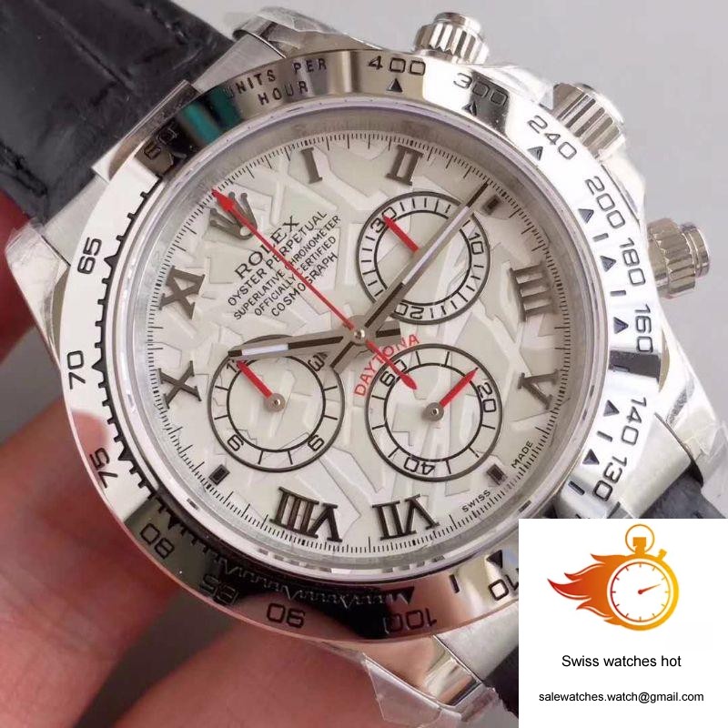 Rolex Daytona Cosmograph 116520 JH Factory Black Leather Strap 4 Rolex Daytona Cosmograph 116520 JH Factory Black Leather Strap 4