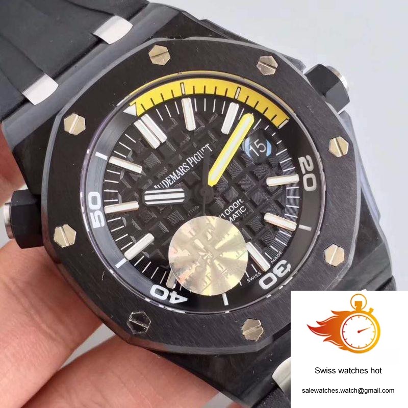 Audemars Piguet Royal Oak Offshore Diver 15706 JF Factory Black Dial 4 Audemars Piguet Royal Oak Offshore Diver 15706 JF Factory Black Dial 4